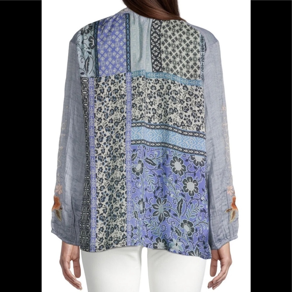 🔥🔥🔥 Clearance Sale JOHNNY WAS BLOUSE LARGE Reduced Buy Now & Save - Picture 6 of 14
